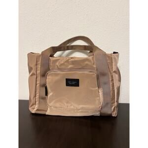 NWT Lefties Soft Fabric Edition Bag Tan Khaki Shoulder Bag Adjustable Strap